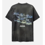 Saint Michael × Saint Seiya T-shirt- Black