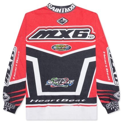 Saint Michael MX6 L/S Tee - Red