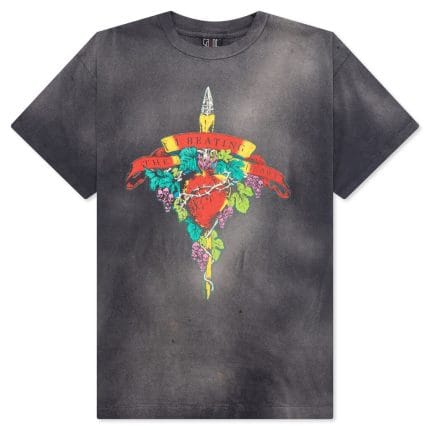 Saint Michael x Last Man Beating Tee - Black