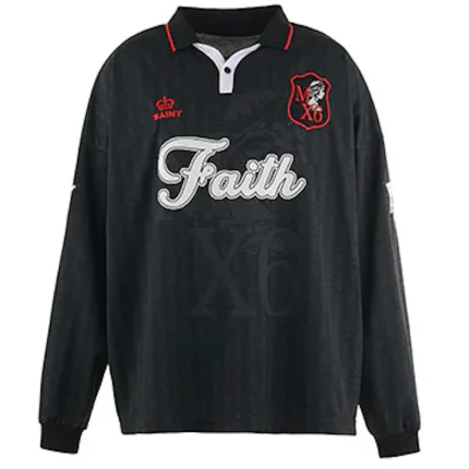 Saint Michael Faith Soccer Shirt- Black