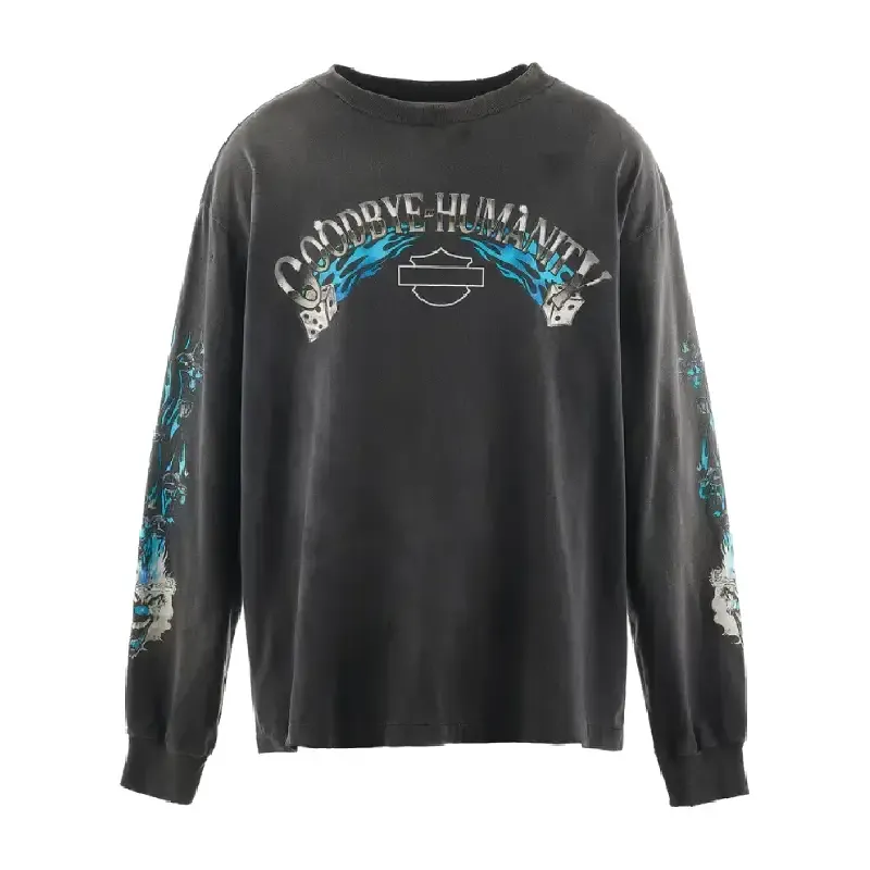 Saint Michael Black LS Tee – Beautiful Bastards Graphic Saint Michael Beautiful Bastards LS T-Shirt Black – Authentic Drop